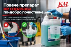 Колко препарат слагате в кофата? Предозирането не почиства по-добре